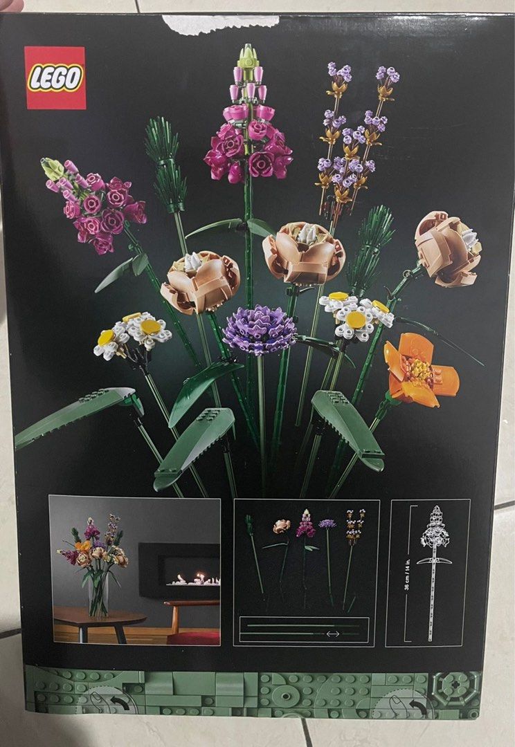 Lego Flower Bouquet NEW ORIGINAL, Perabotan Rumah di Carousell