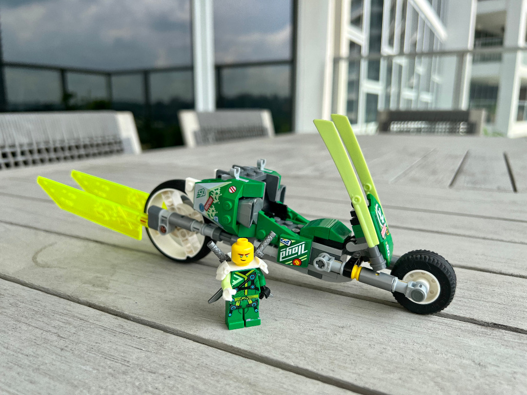 Lego Ninjago Lloyd motorcycle, Hobbies & Toys, Toys & Games on Carousell