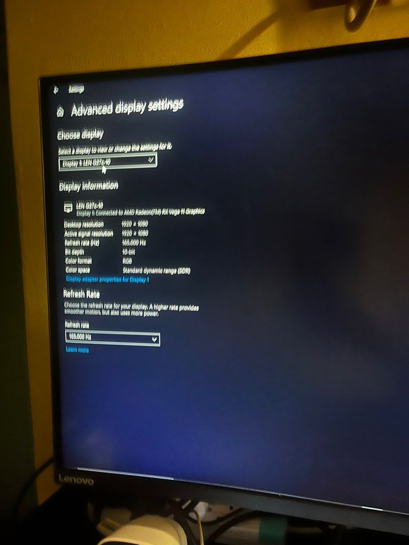 Lenovo G27c-10 27-inch FHD LED Backlit LCD FreeSync Gaming Monitor  その他モニタ関連用品