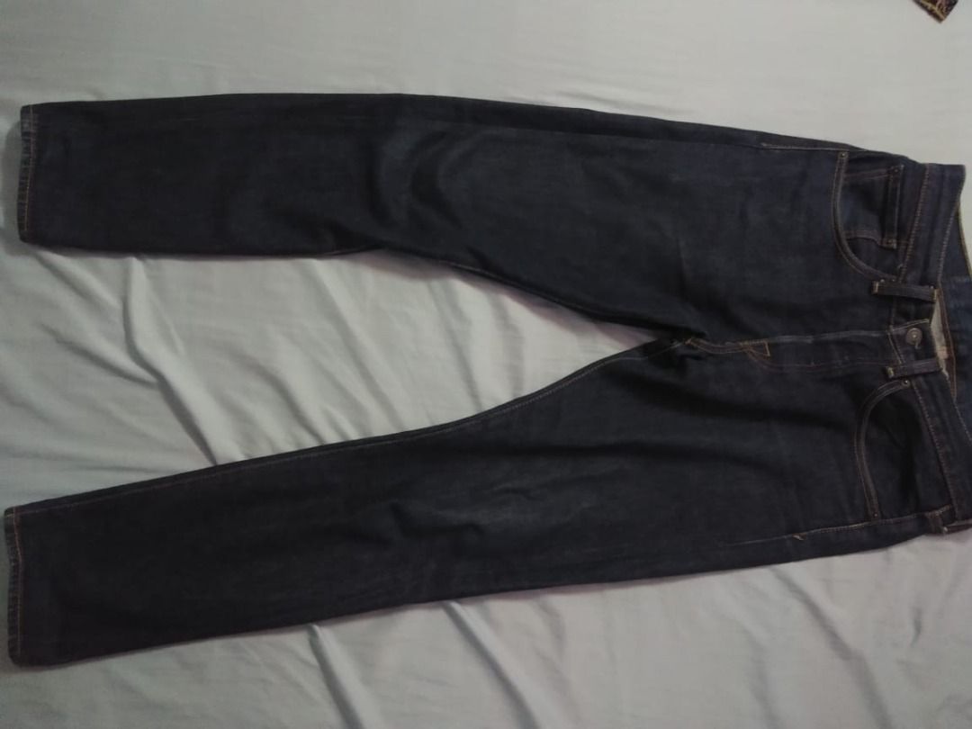 Levis 501 Ct Dark Blue W29 L30, Men'S Fashion, Bottoms, Jeans On Carousell