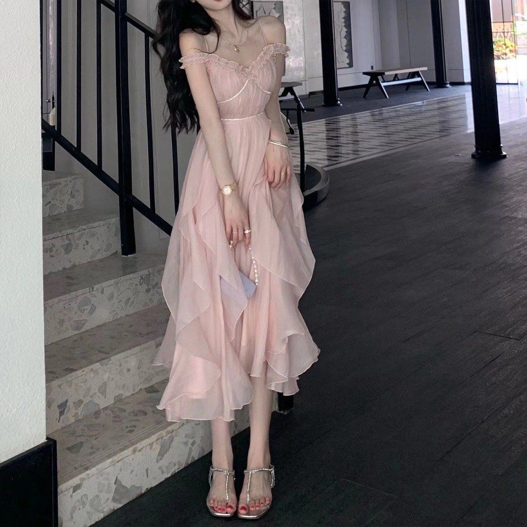 V neck Prom Dress Pink Online - Cheap Prom Dress,Evening Dress & Wedding  Dress online|Isueer