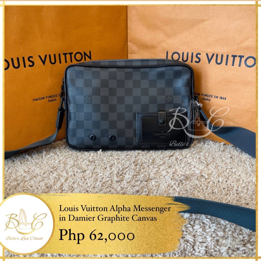 LV Trio Messenger Monogram Eclipse, Luxury, Bags & Wallets on Carousell