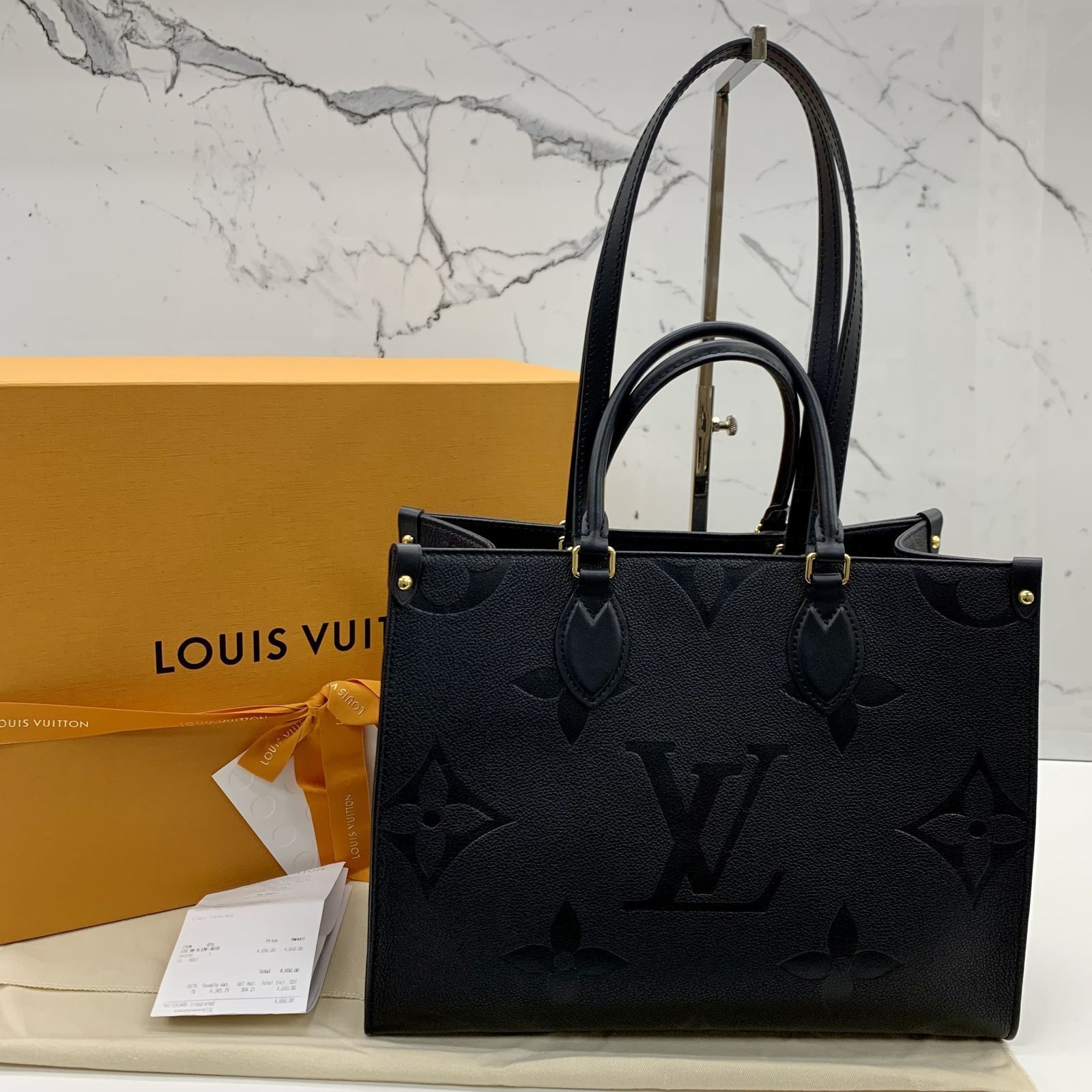 LOUIS VUITTON BLACK LEATHER EMPREINTE 2WAY M45595 ON THE GO RFID SHOULDER  BAG 237017996 WE, Luxury, Bags u0026 Wallets on Carousell