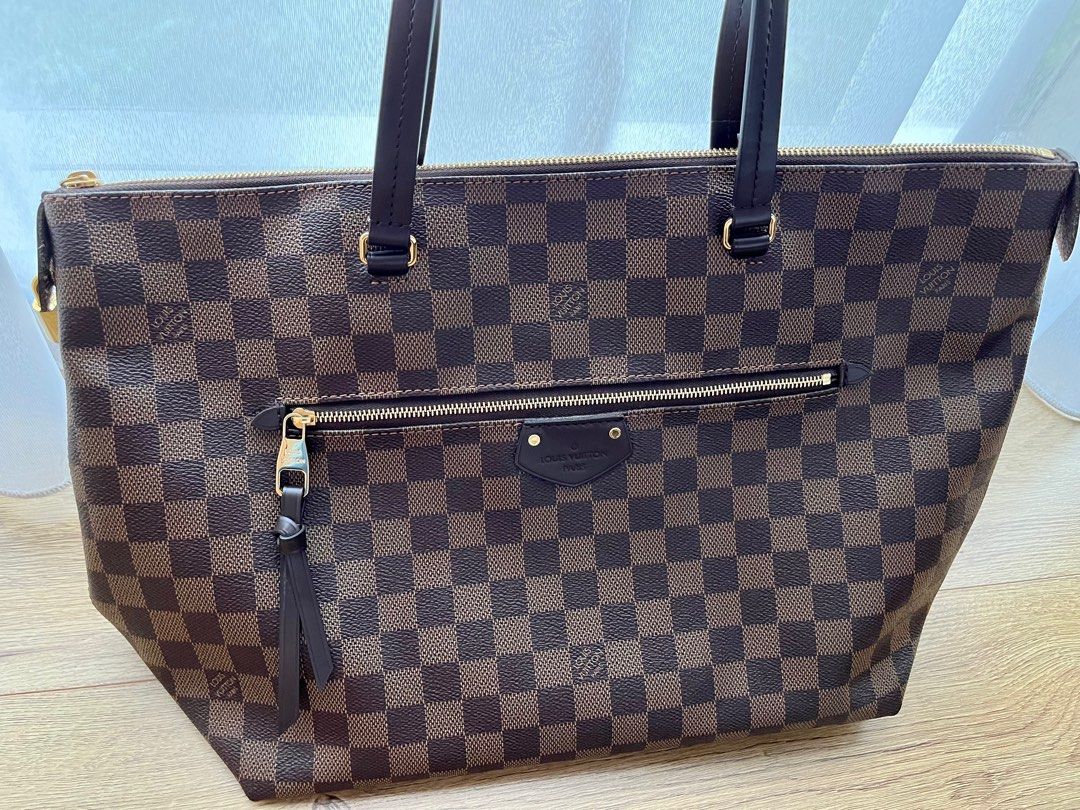 Authentic Louis Vuitton Damier Ebene Iena MM N41013, Luxury, Bags