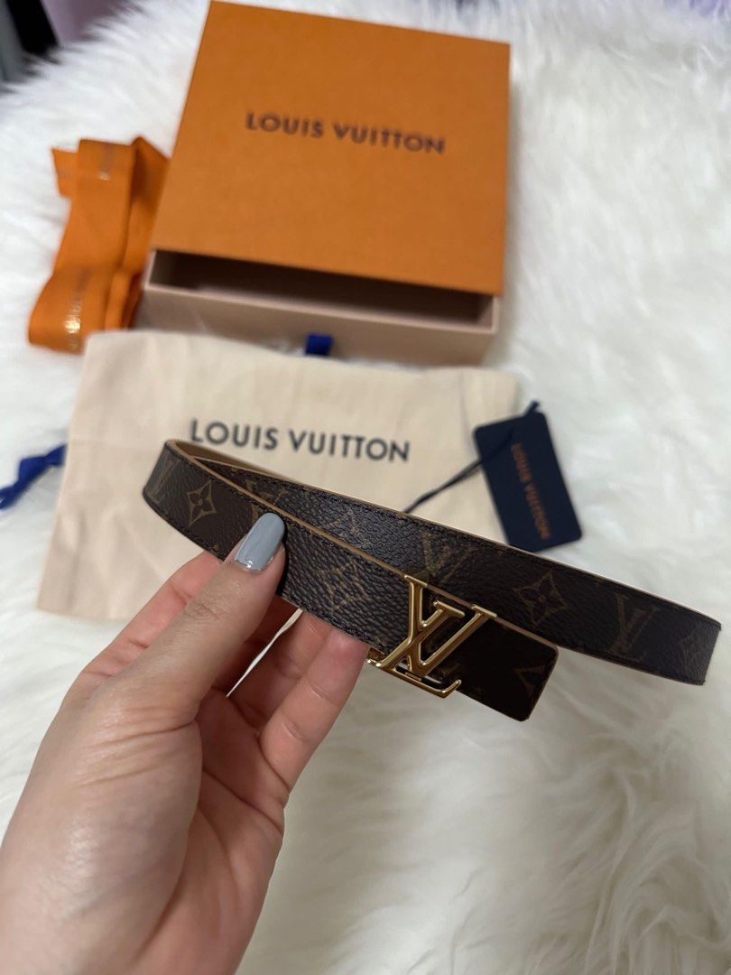 Authentic LV Circle 20mm Reversible Women Belt (80cm) M0567X, Luxury,  Accessories on Carousell