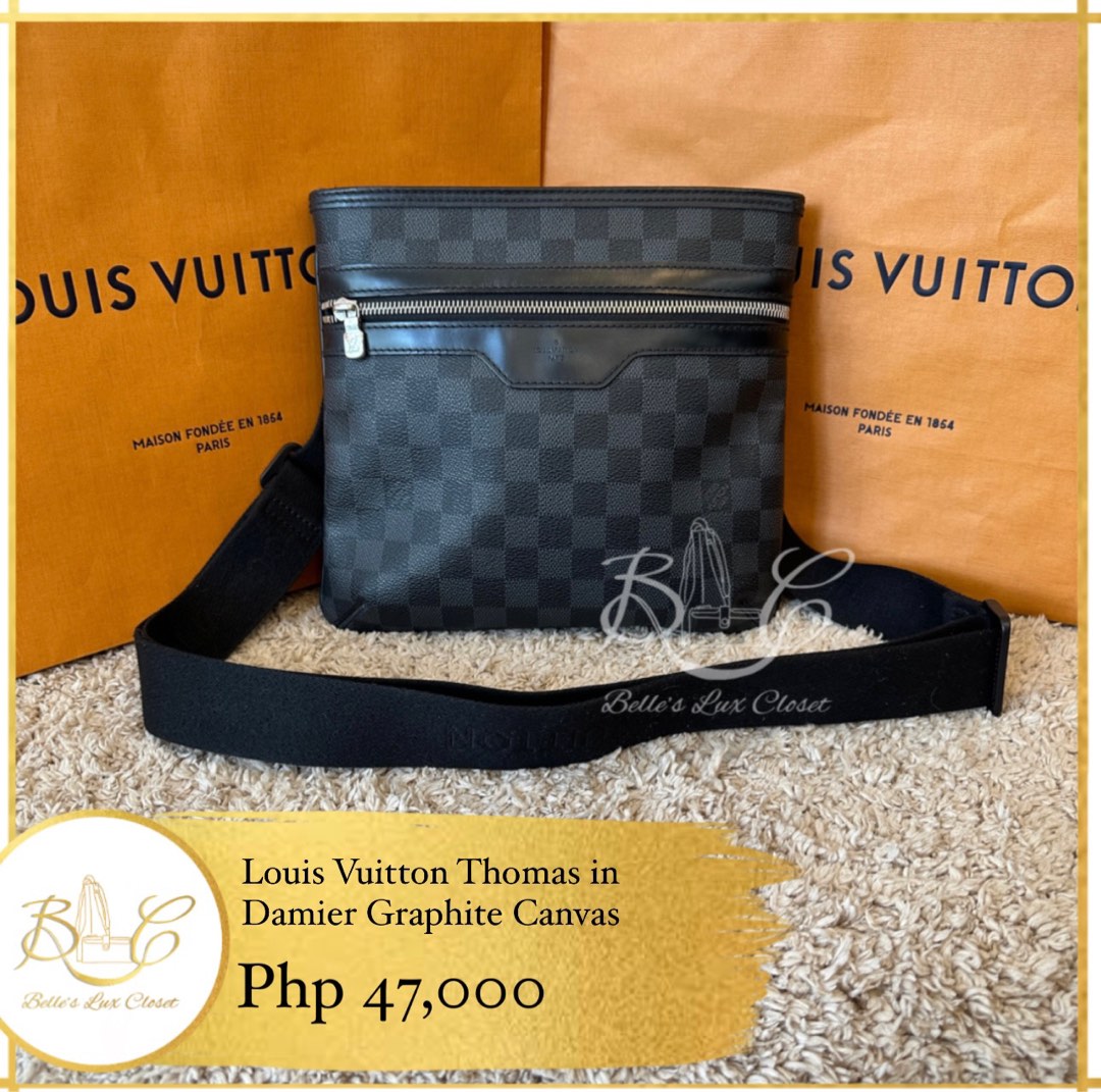 Louis Vuitton Thomas Damier Graphite Sling Bag, Luxury, Bags & Wallets on  Carousell
