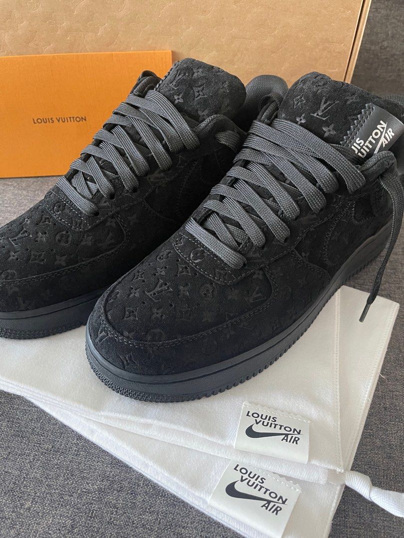 Louis Vuitton x Nike Air Force 1 Low 'Black Anthracite