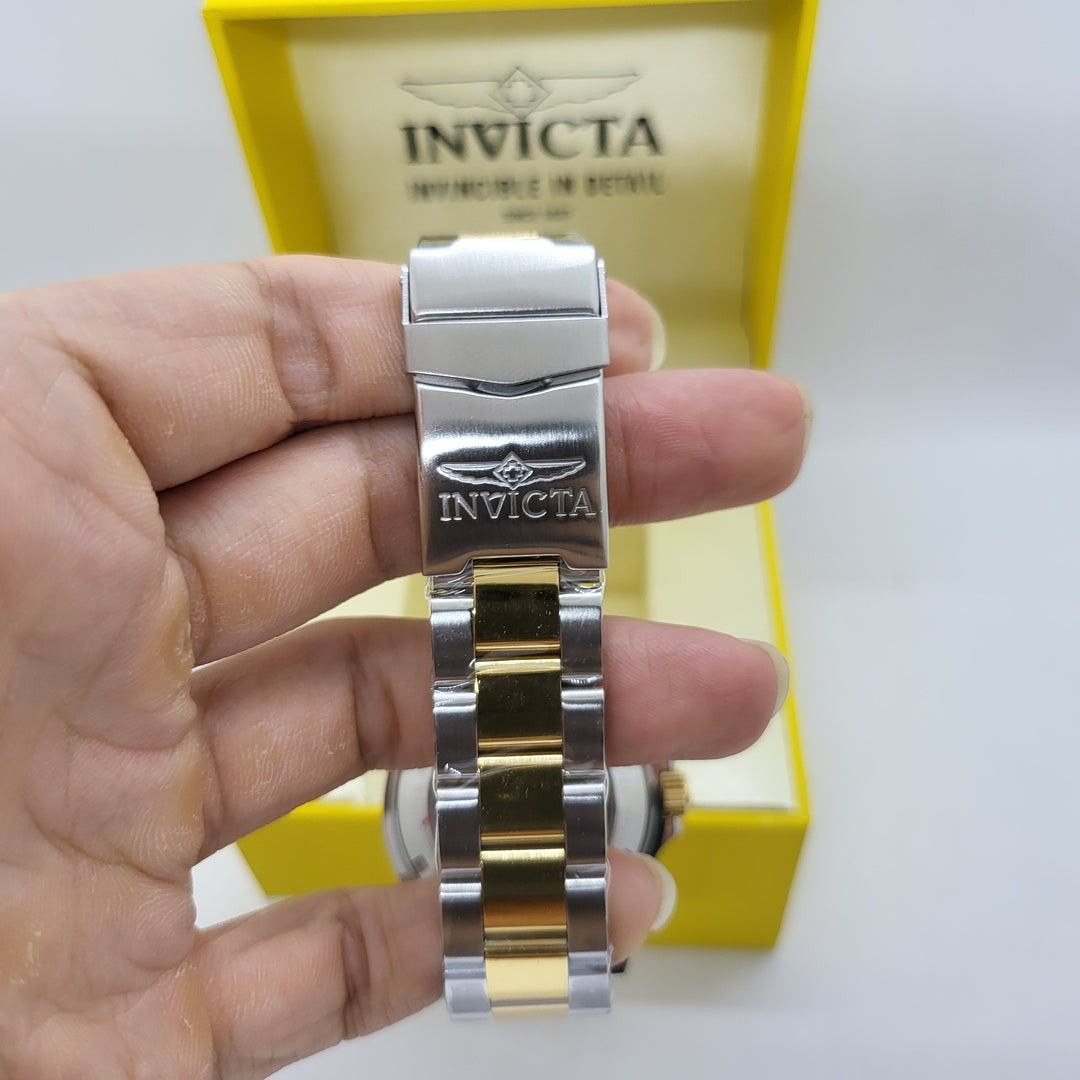 Lowest Price Invicta Pro Diver 200m Men s Automatic Blue Dial Two tone Stainless Steel Watch invicta Birthday gift birthday BRAND NEW IN BOX Men s Fashion Watches Accessories Watches on Carousell