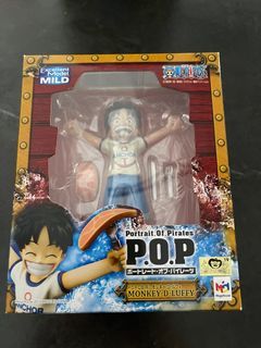 One Piece Monkey D. Luffy w/ Straw Hat - 6.5 Action Figure Bandai Anime  Heroes