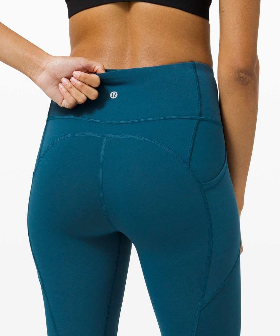 Size 4 Lululemon All the right places legging blue Night sea, Women's  Fashion, Activewear on Carousell