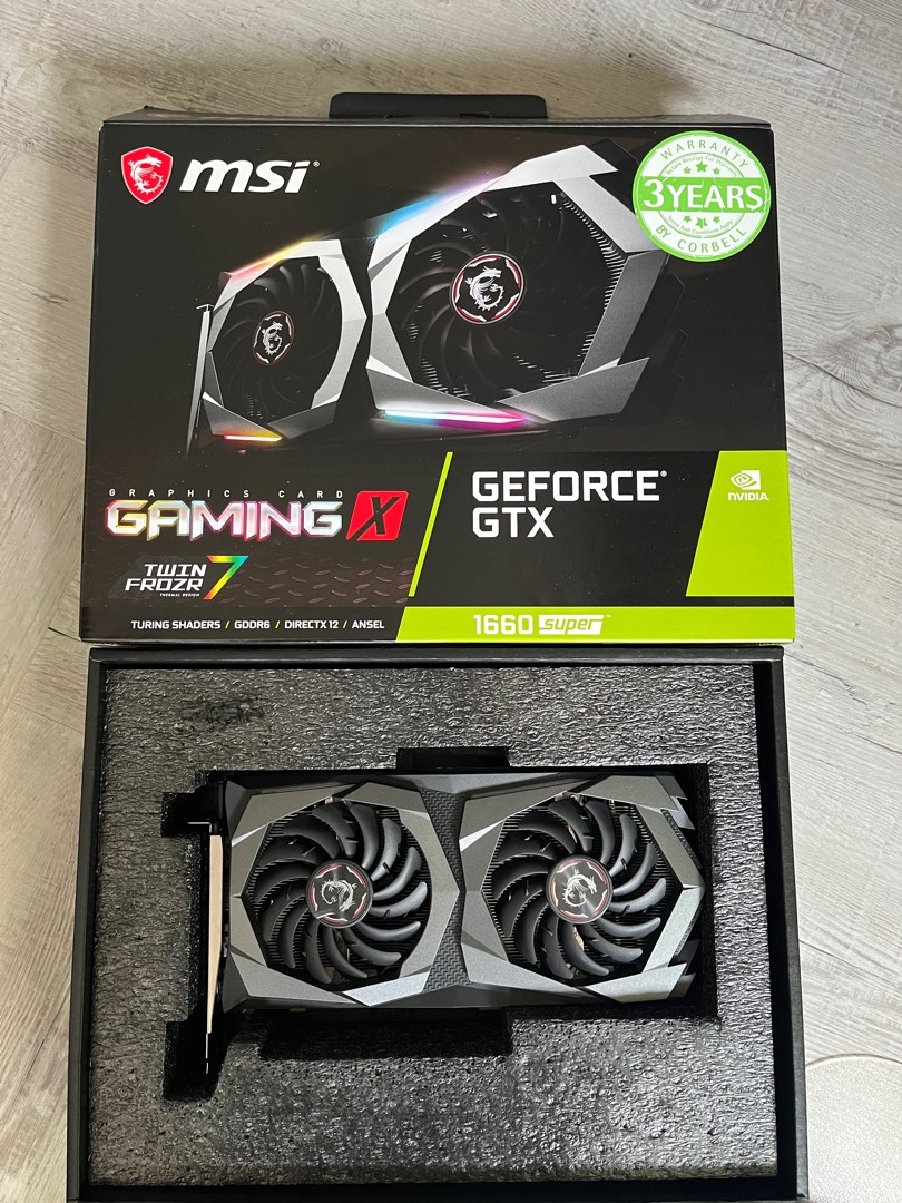 Msi gtx 1660 super deals gaming x 6gb ddr6