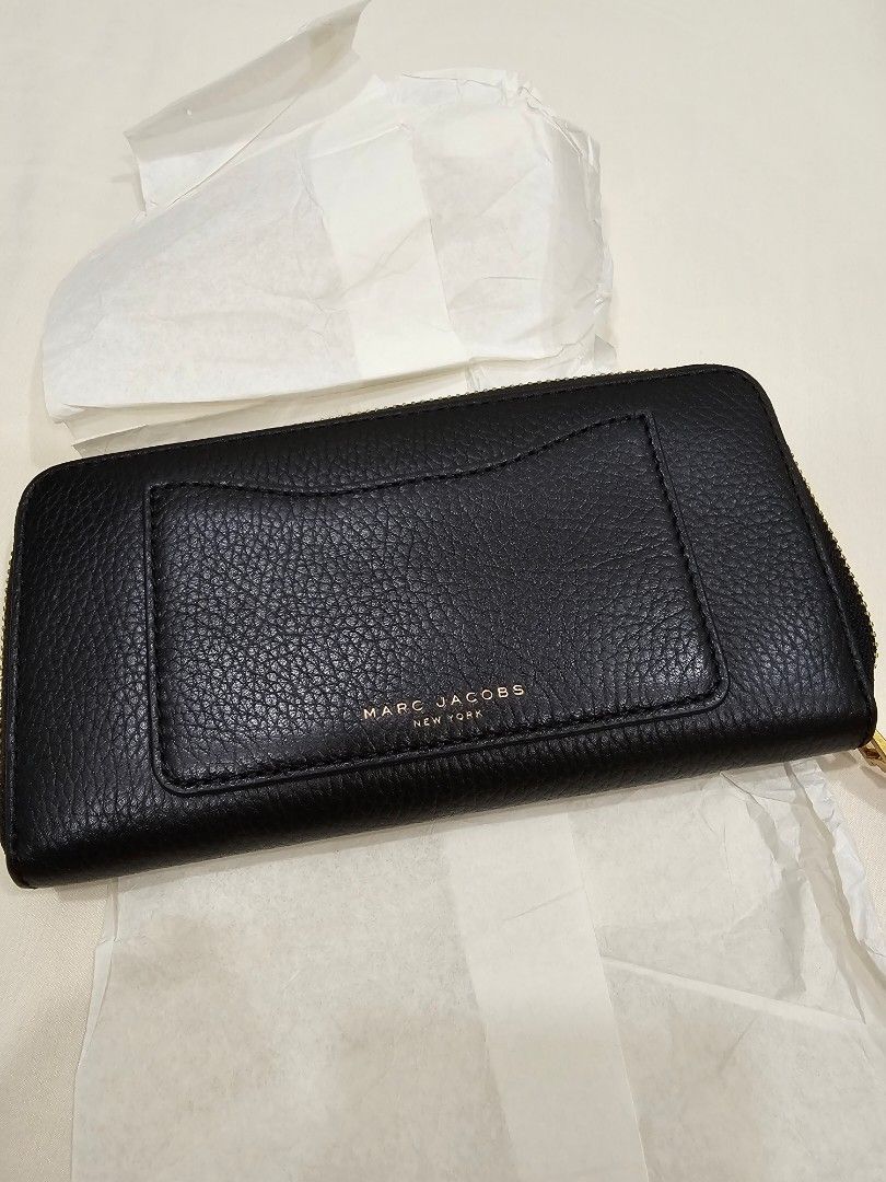 Marc Jacobs Long Leather Black Wallet