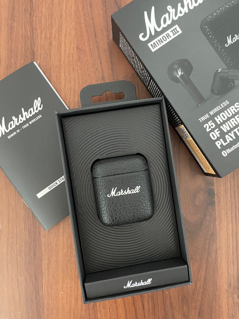 Marshall Minor III Wireless Bluetooth Earbuds with Microphone, Audio ...