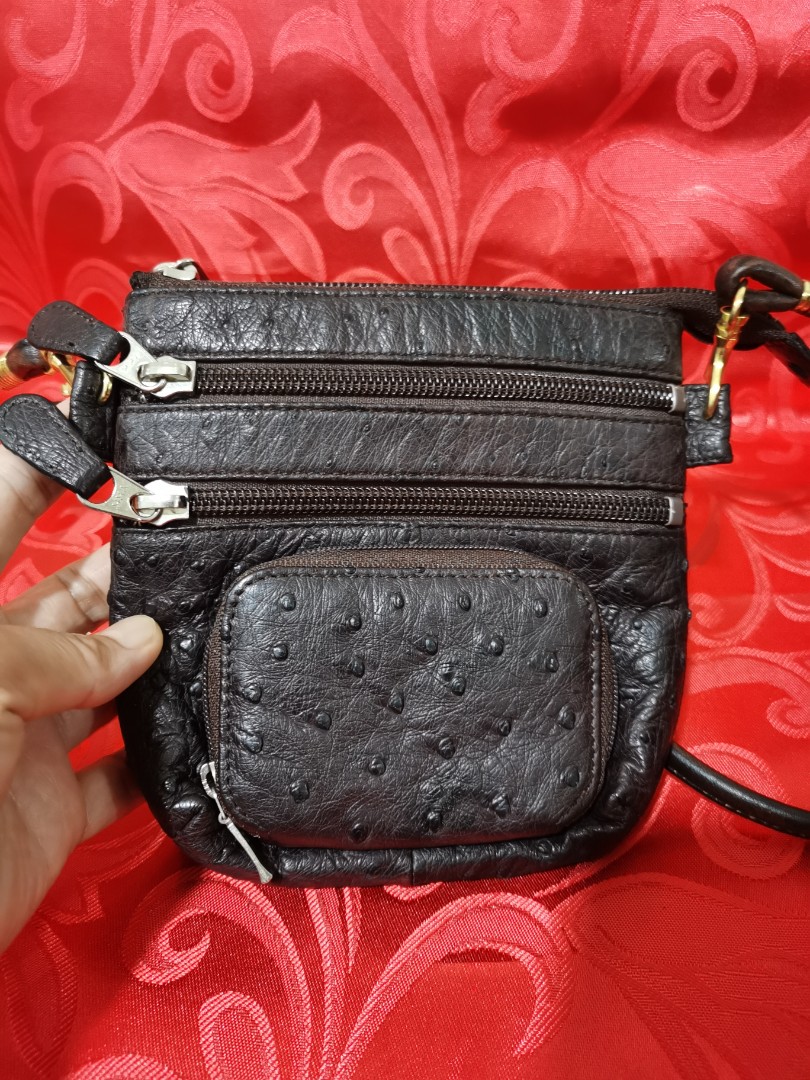 Authentic Ostrich Japan Bag, Women's Fashion, Bags & Wallets, Cross-body  Bags on Carousell