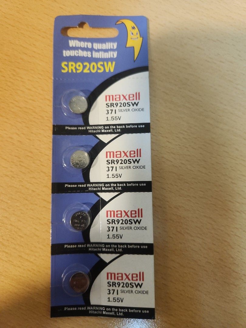 Maxell sr920sw, Photography, Photography Accessories, Batteries ...
