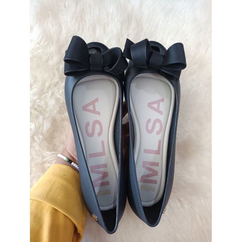 Melissa Shoes UG BOW MLSA FULL BLACK BAGUS BGT