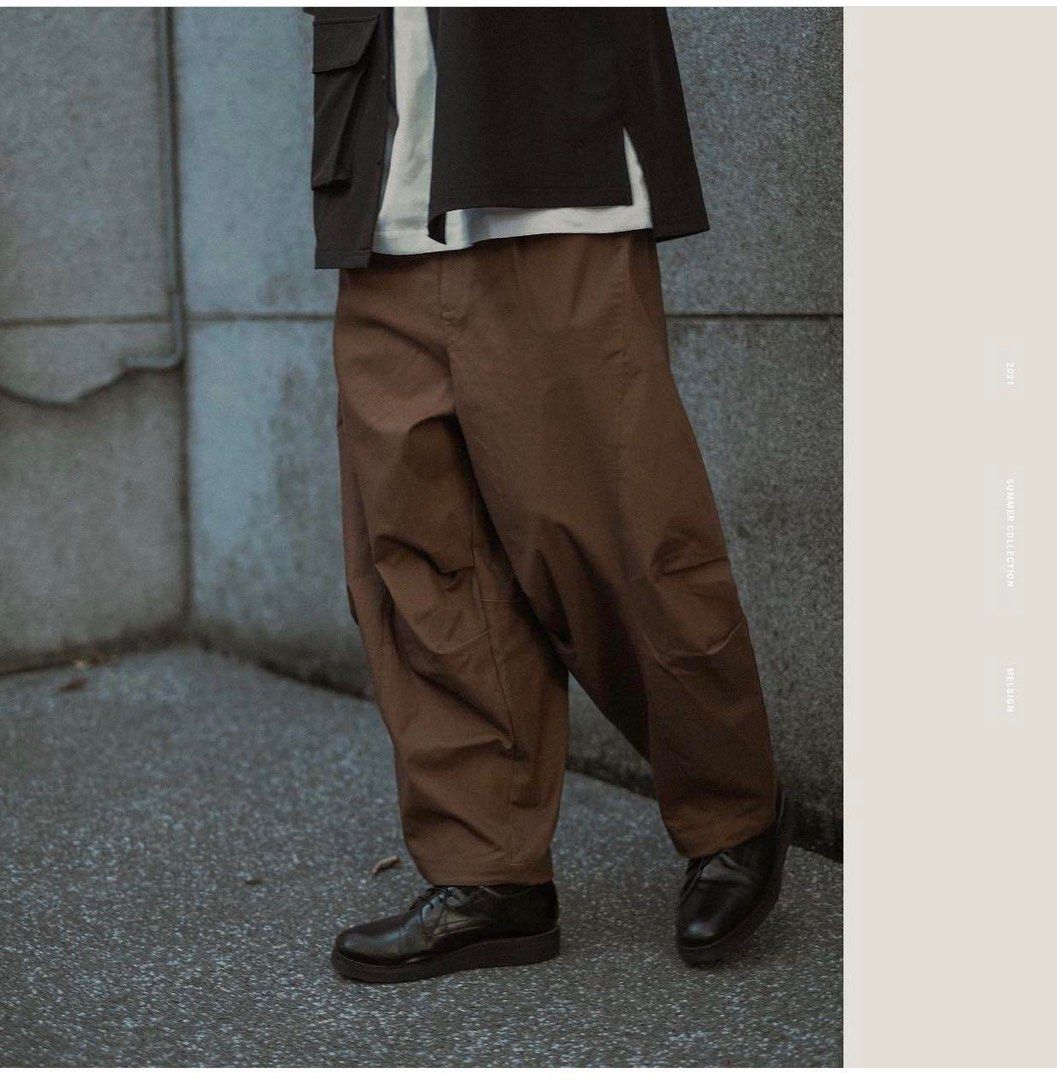 MELSIGN Baggy 3D Arc-cutting Trousers - ワークパンツ/カーゴパンツ