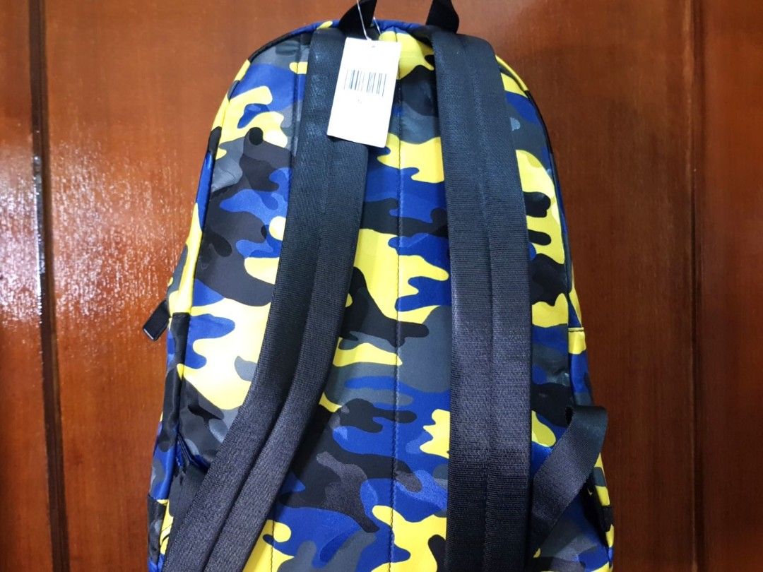 Michael kors backpack blue camo best sale