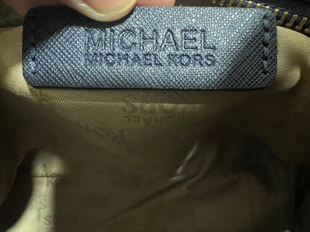 Michael Kors Sandrine Stud Small Crossbody in Navy Luxury Bags