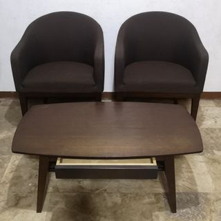 Mid-century modern coffee / center table, hard solid wood ❌️SOLD 2x armchair❌️