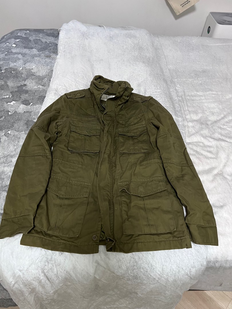 Mens green field clearance jacket