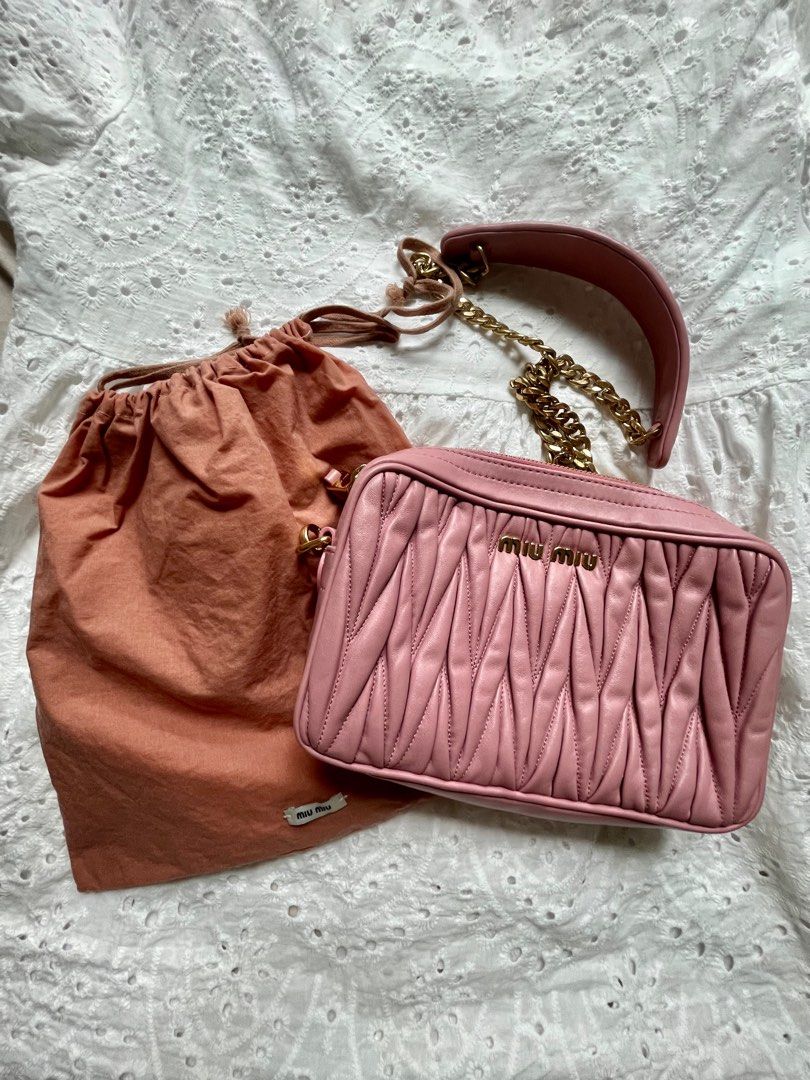 Miu Miu Matelasse Crossbody Bag