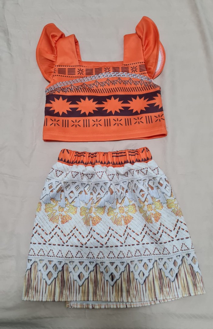 Moana Dress Set, Babies & Kids, Babies & Kids Fashion on Carousell
