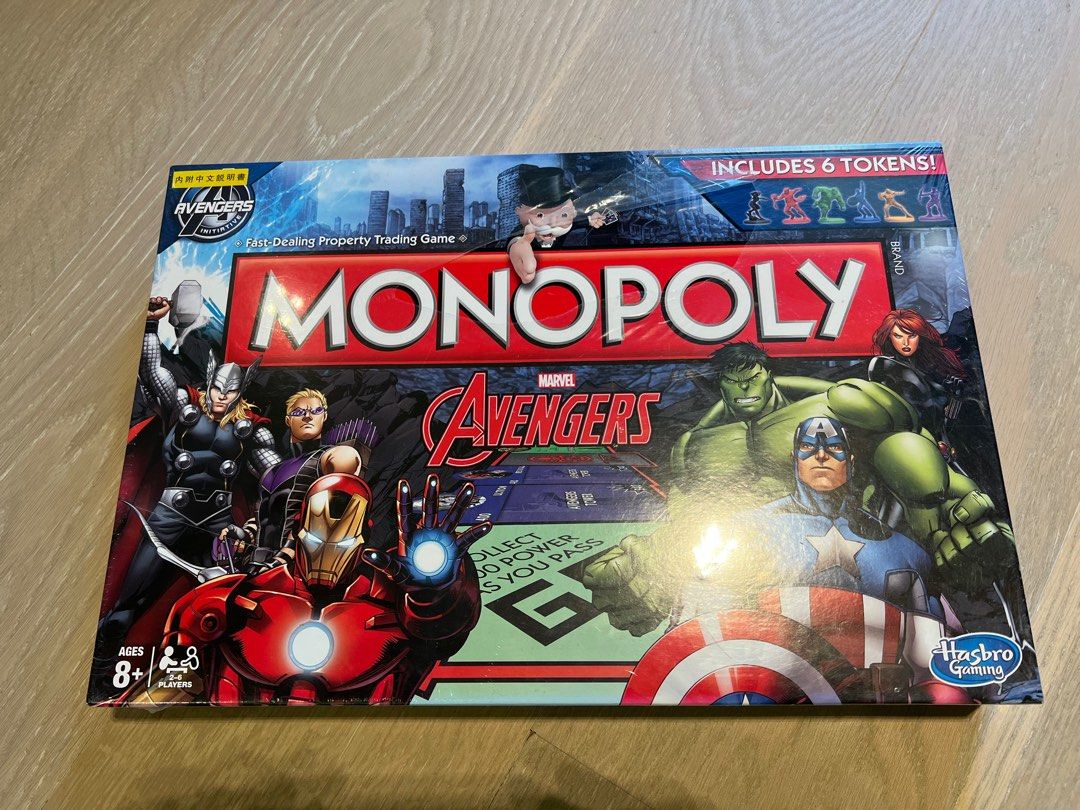 Monopoly Marvel Avengers , special edition, 興趣及遊戲, 玩具 & 遊戲類 - Carousell