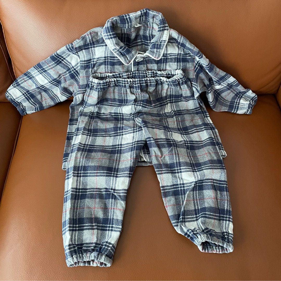 Muji flannel pajamas outlet