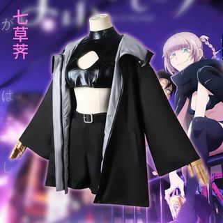 Yofukashi no Uta Call of the Night Nazuna Nanakusa Vampire Black Cosplay  Costume