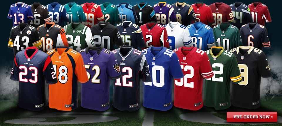 NFL Jerseys for HOOK UP from US not on hand Men s Fashion