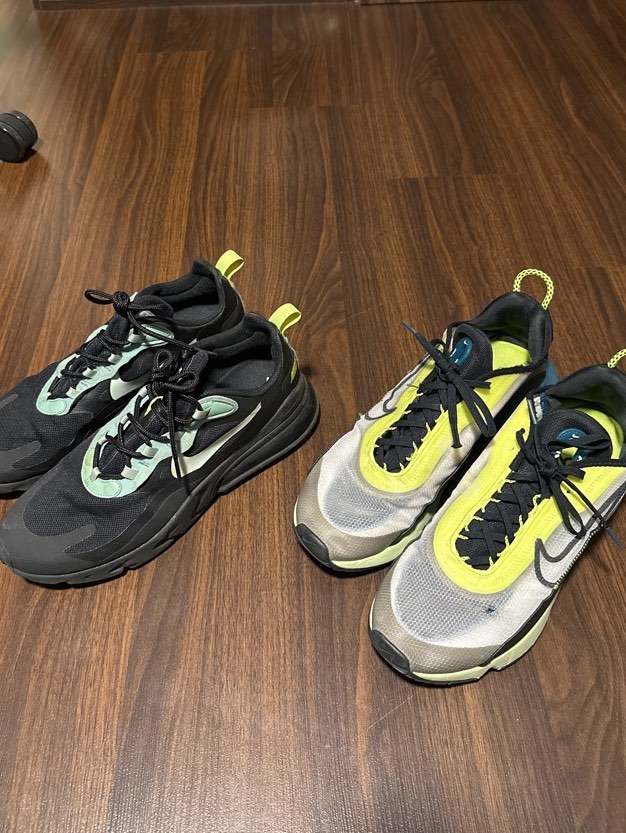 React 270 discount on feet