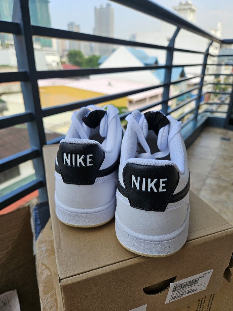 Nike Court Vision Low NN Black White on Carousell