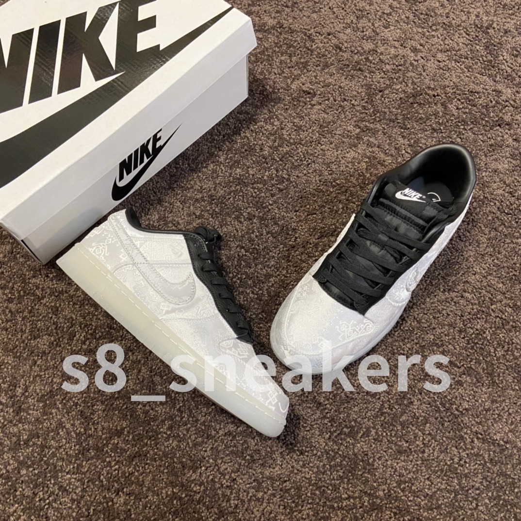 Nike Dunk Low x CLOT x Fragment - White, 男裝, 鞋, 波鞋- Carousell