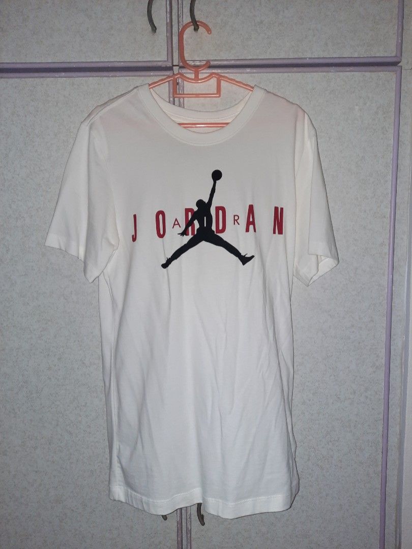 pink and white jordans shirt