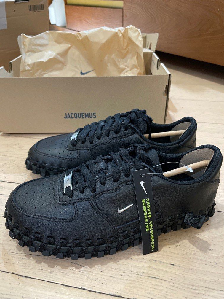 US6 (36.5)Nike x Jacquemus JF1 JForce 1 black, 女裝, 鞋, 波鞋