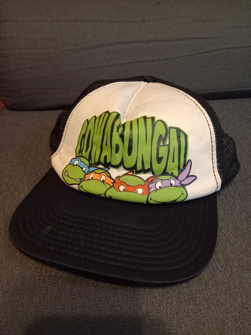 Ninja turtle cowabunga trucker cap hat, Men's Fashion, Watches ...