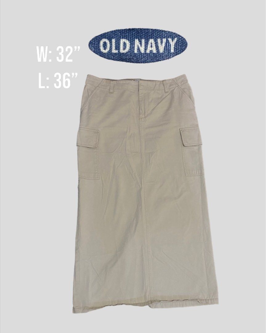 Old navy discount long khaki skirts