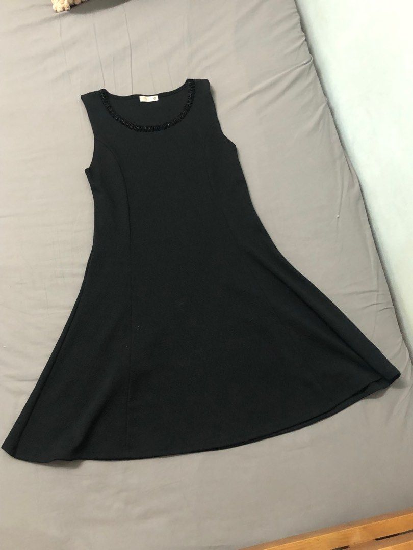 One piece black dress, Women's Fashion, Dresses & Sets, Dresses on