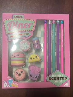 Original Diner Eraser and Pencil Set