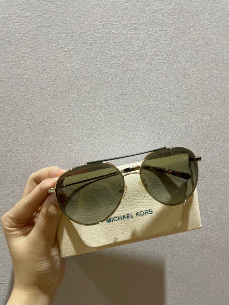 Michael Kors monogramplaque squareframe Sunglasses  Farfetch