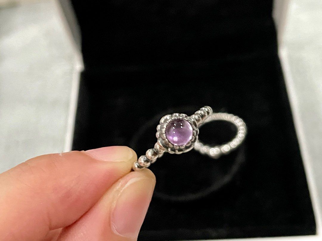 Purple February Birthstone Price Amethyst Pandora Birthstone Rings