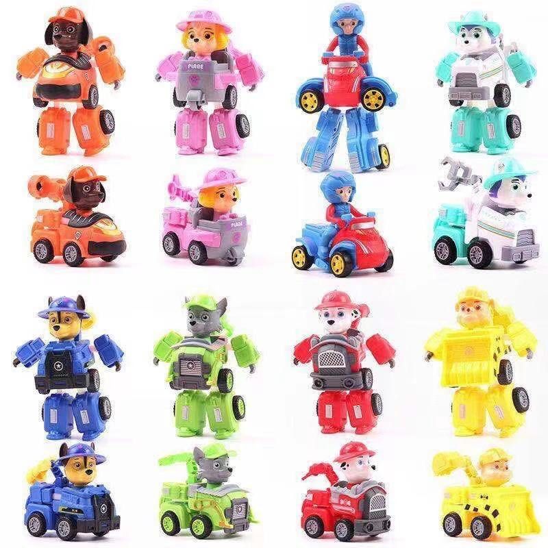 Paw patrol top rubble transformer