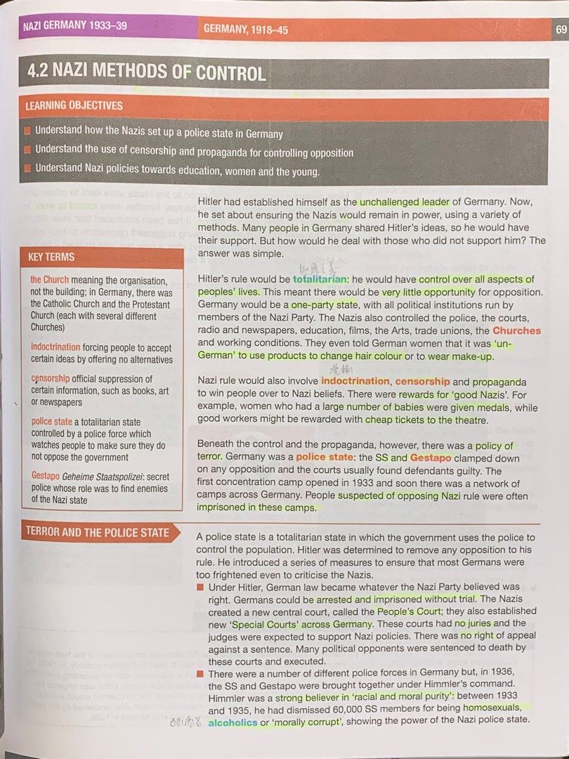 Pearson Edexcel IGCSE (91) History Germany Development of