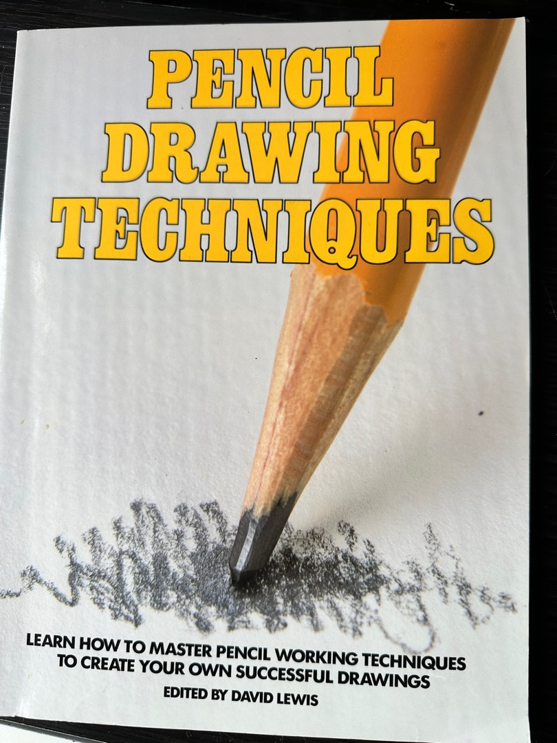 Pencil drawing techniques book, 興趣及遊戲, 手作＆自家設計, 其他 Carousell