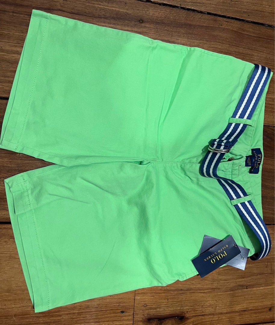 Polo shorts green clearance