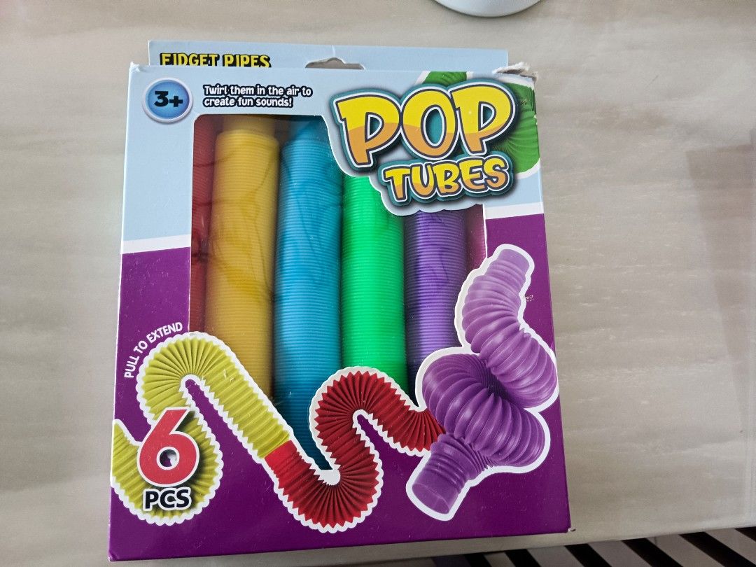 Pop tubes, Hobbies & Toys, Toys & Games on Carousell