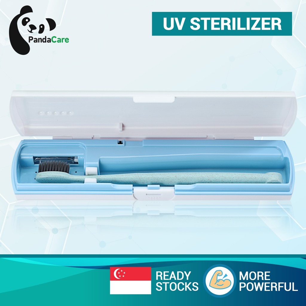 Portable UV LED Toothbrush Sterilizer w/ USB & Li Battery Professional
