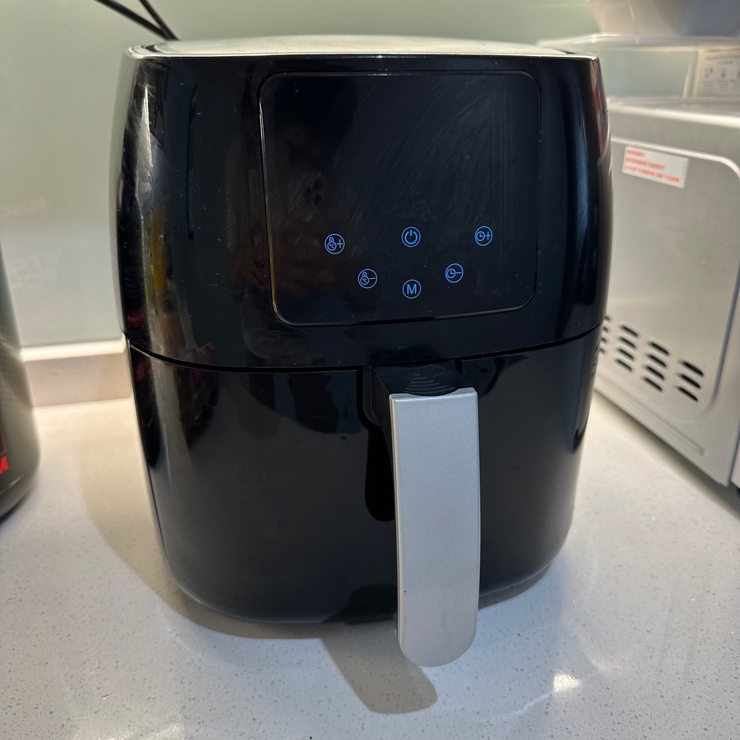 PowerPac Digital Air fryer 4.5L with Hot Air Flow System (PPAF351), TV & Home Appliances