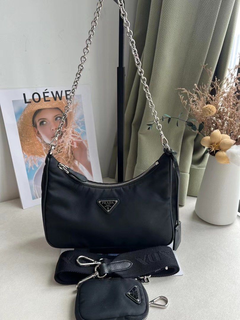 Prada 3 discount in 1 hobo